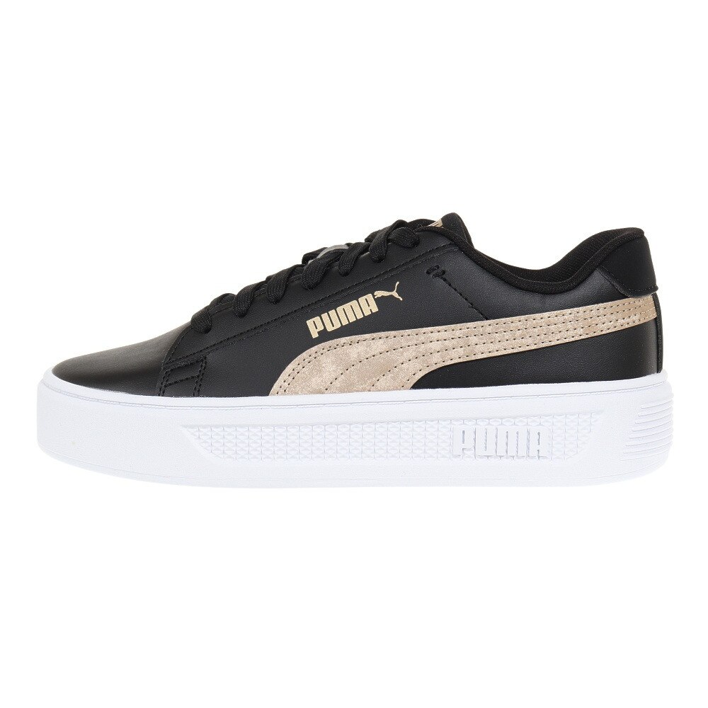プーマ（PUMA）（レディース）スニーカースマッシュプラットフォームV3 SM ブラック 38940201 スポーツ シューズ 厚底 タウン デイリーユース