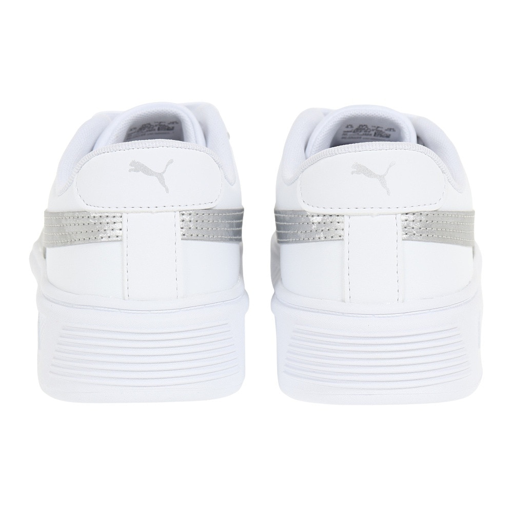 プーマ（PUMA）（レディース）スニーカー スマッシュプラットフォームV3 SM ホワイト 38940202 スポーツ トレーニング シューズ タウン 厚底 日常履き