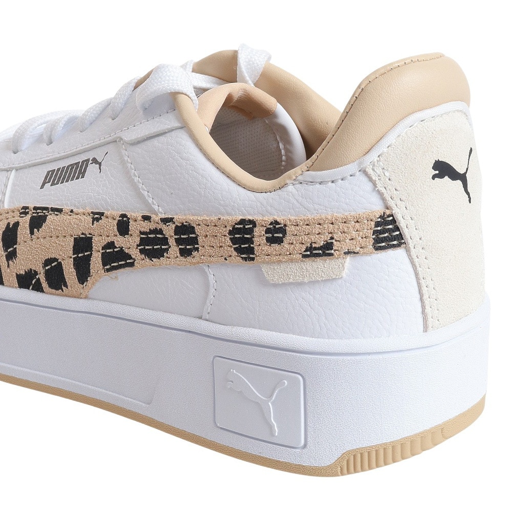 プーマ（PUMA）（レディース）スニーカー カリーナ ストリート アニマル ホワイト 39194001 スポーツ ウォーキング シューズ タウン 普段使い 厚底