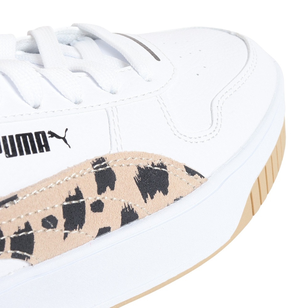 プーマ（PUMA）（レディース）スニーカー カリーナ ストリート アニマル ホワイト 39194001 スポーツ ウォーキング シューズ タウン 普段使い 厚底