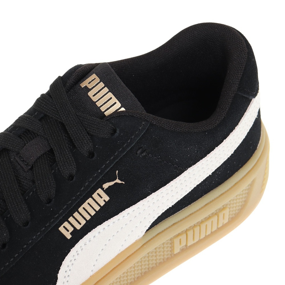 プーマ（PUMA）（レディース）スニーカー スマッシュプラットフォーム V3 SD ブラック 39194202 スポーツ トレーニング シューズ タウン 厚底 日常履き 