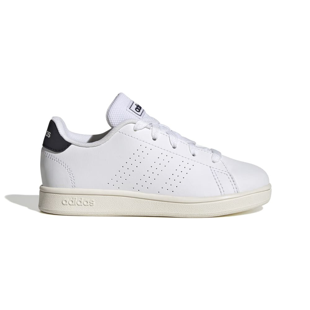 アディダス（adidas）（レディース）スニーカー キッズ アドバンコート ライフスタイル レース GW6487 スポーツシューズ ジュニア 紐靴 通学 学校