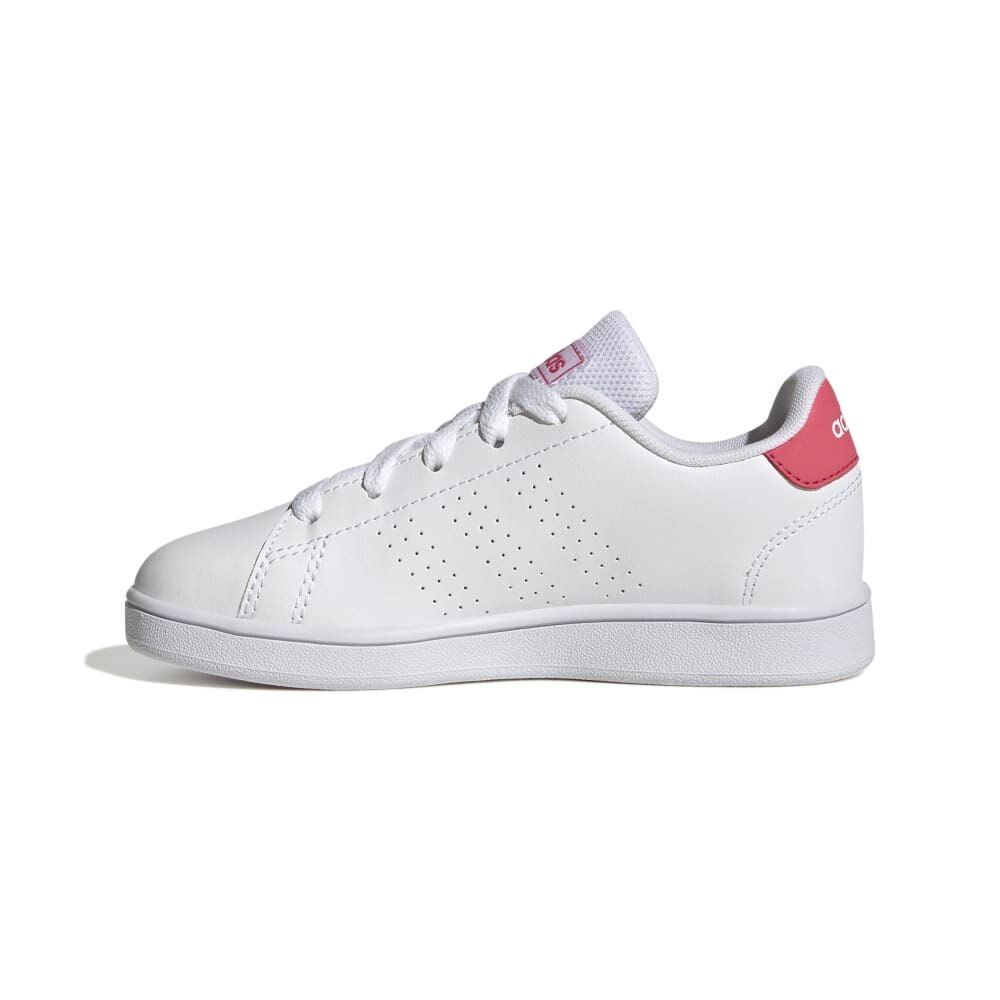 アディダス（adidas）（レディース）スニーカー キッズ アドバンコート ライフスタイル レース GY6996 スポーツシューズ ジュニア 紐靴 通学 学校