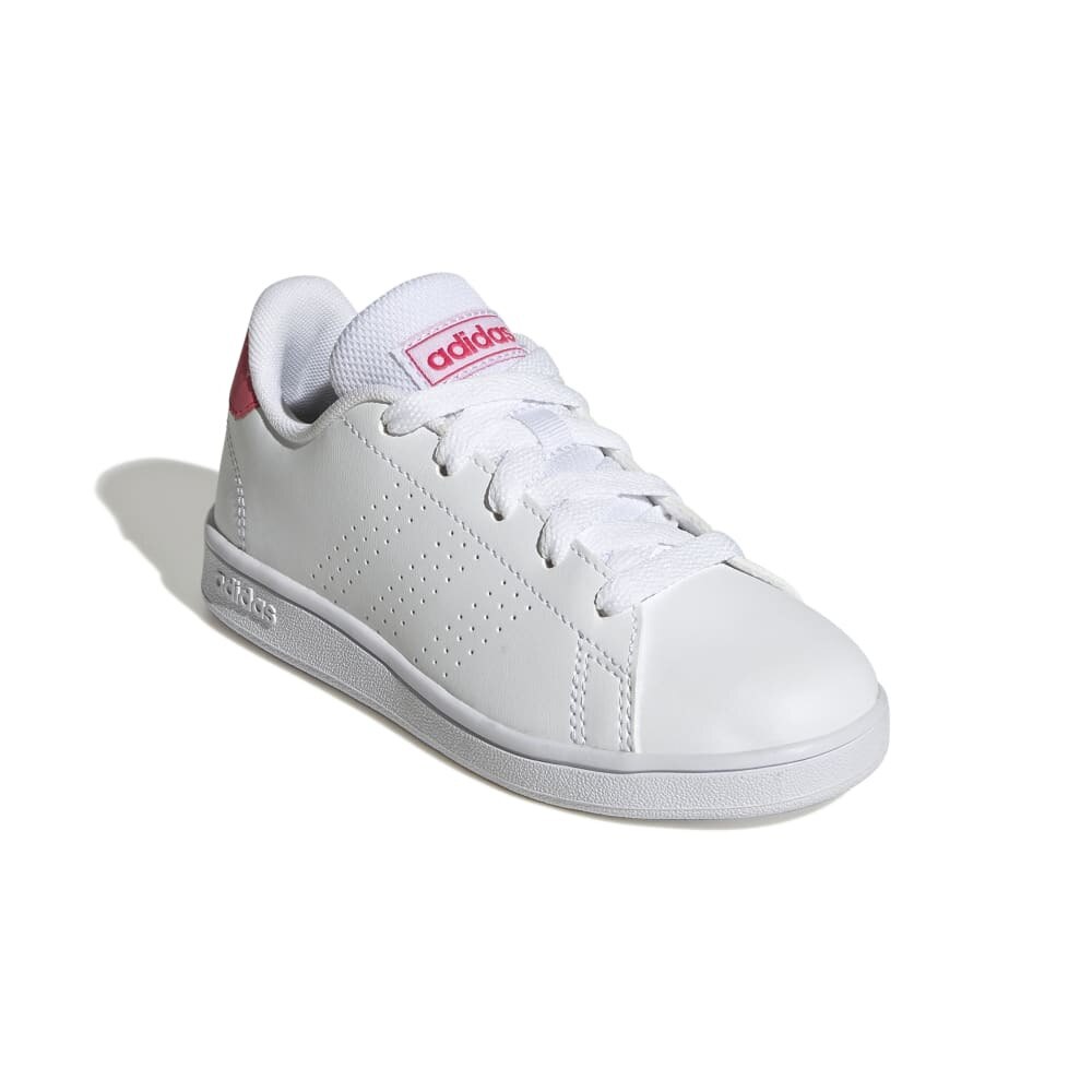 アディダス（adidas）（レディース）スニーカー キッズ アドバンコート ライフスタイル レース GY6996 スポーツシューズ ジュニア 紐靴 通学 学校