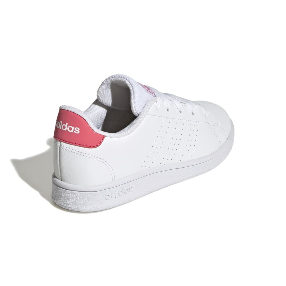 アディダス（adidas）（レディース）スニーカー キッズ アドバンコート ライフスタイル レース GY6996 スポーツシューズ ジュニア 紐靴 通学 学校