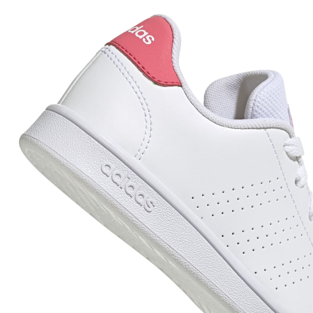 アディダス（adidas）（レディース）スニーカー キッズ アドバンコート ライフスタイル レース GY6996 スポーツシューズ ジュニア 紐靴 通学 学校