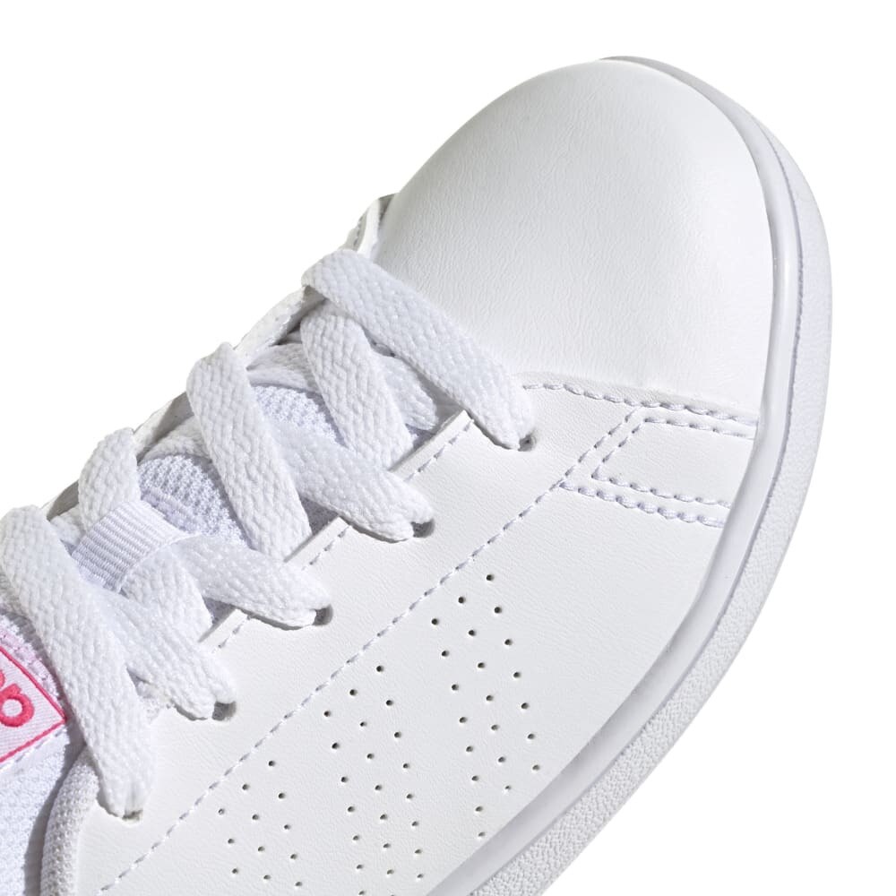 アディダス（adidas）（レディース）スニーカー キッズ アドバンコート ライフスタイル レース GY6996 スポーツシューズ ジュニア 紐靴 通学 学校