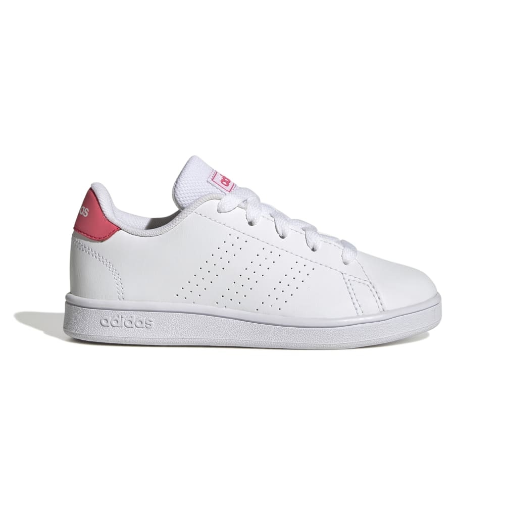 アディダス（adidas）（レディース）スニーカー キッズ アドバンコート ライフスタイル レース GY6996 スポーツシューズ ジュニア 紐靴 通学 学校