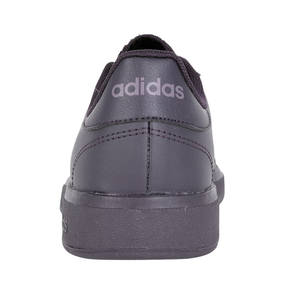アディダス（adidas）（レディース）スニーカー グランドコートベース2.0W ブラック ID3043 カジュアル スポーツシューズ スタイリッシュ 部活 通学 運動