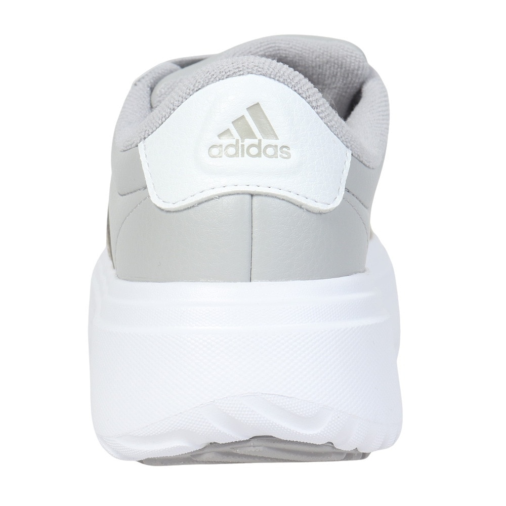 アディダス（adidas）（レディース）スニーカー グランドコートプラットフォーム グレー IH2426 スポーツシューズ 厚底 タウン 普段履き おしゃれ