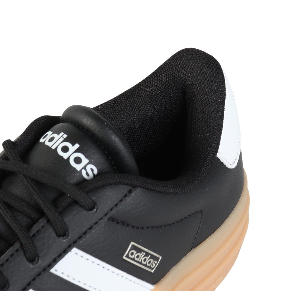 アディダス（adidas）（レディース）スニーカー VLコートボールド ブラック ホワイト IH3081 スポーツシューズ 厚底 普段履き 登校 通学 スタイリッシュ