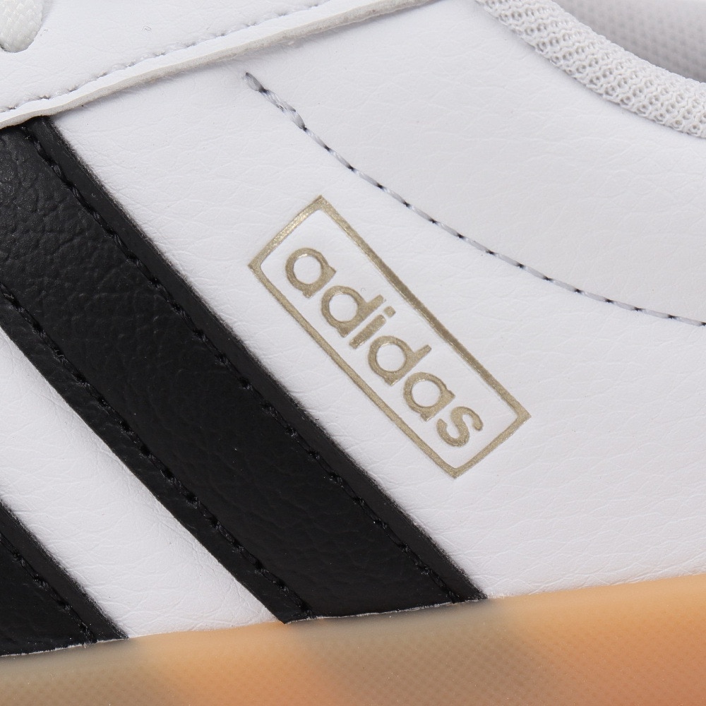 アディダス（adidas）（レディース）スニーカー VLコートボールド ホワイト ブラック IH3083 スポーツシューズ 厚底 普段履き 登校 通学 スタイリッシュ