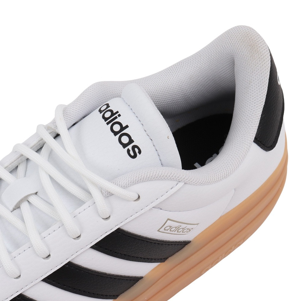 アディダス（adidas）（レディース）スニーカー VLコートボールド ホワイト ブラック IH3083 スポーツシューズ 厚底 普段履き 登校 通学 スタイリッシュ