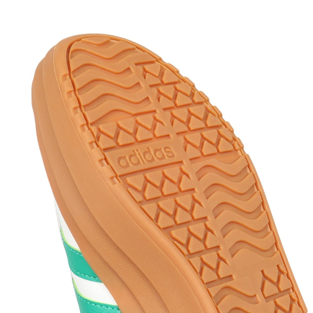 アディダス（adidas）（レディース）スニーカー スポーツシューズ VL コートボールド ホワイト グリーン JQ7832 スポーツ カジュアルシューズ 厚底