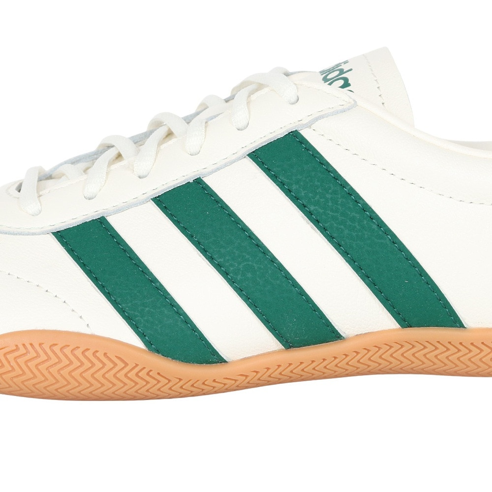 アディダス（adidas）（レディース）スニーカー スポーツシューズ グランドコート ロー グリーン JQ9690 スポーツ カジュアルシューズ