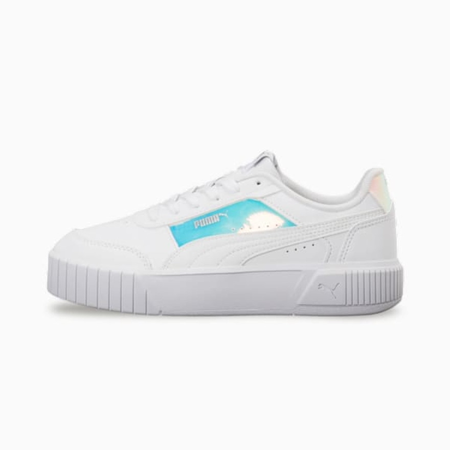 プーマ（PUMA）（レディース）スニーカー スポーツシューズ キャリーナ ミア メタル ホワイト 40507901 シューズ