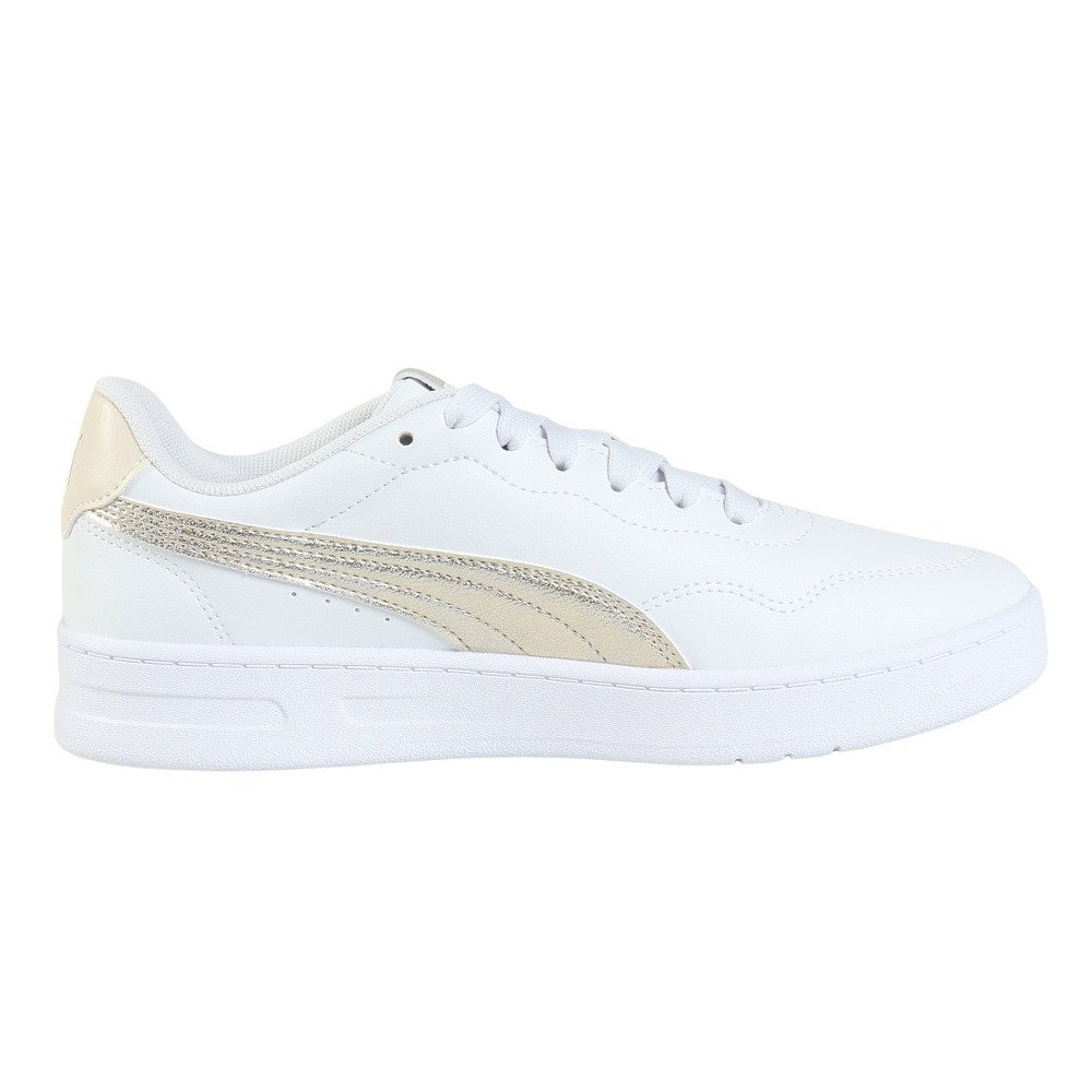 プーマ（PUMA）（レディース）スニーカー スポーツシューズ コート ラリー メタリック ウィス ホワイト ゴールド 40605801 カジュアル シューズ スポーツ