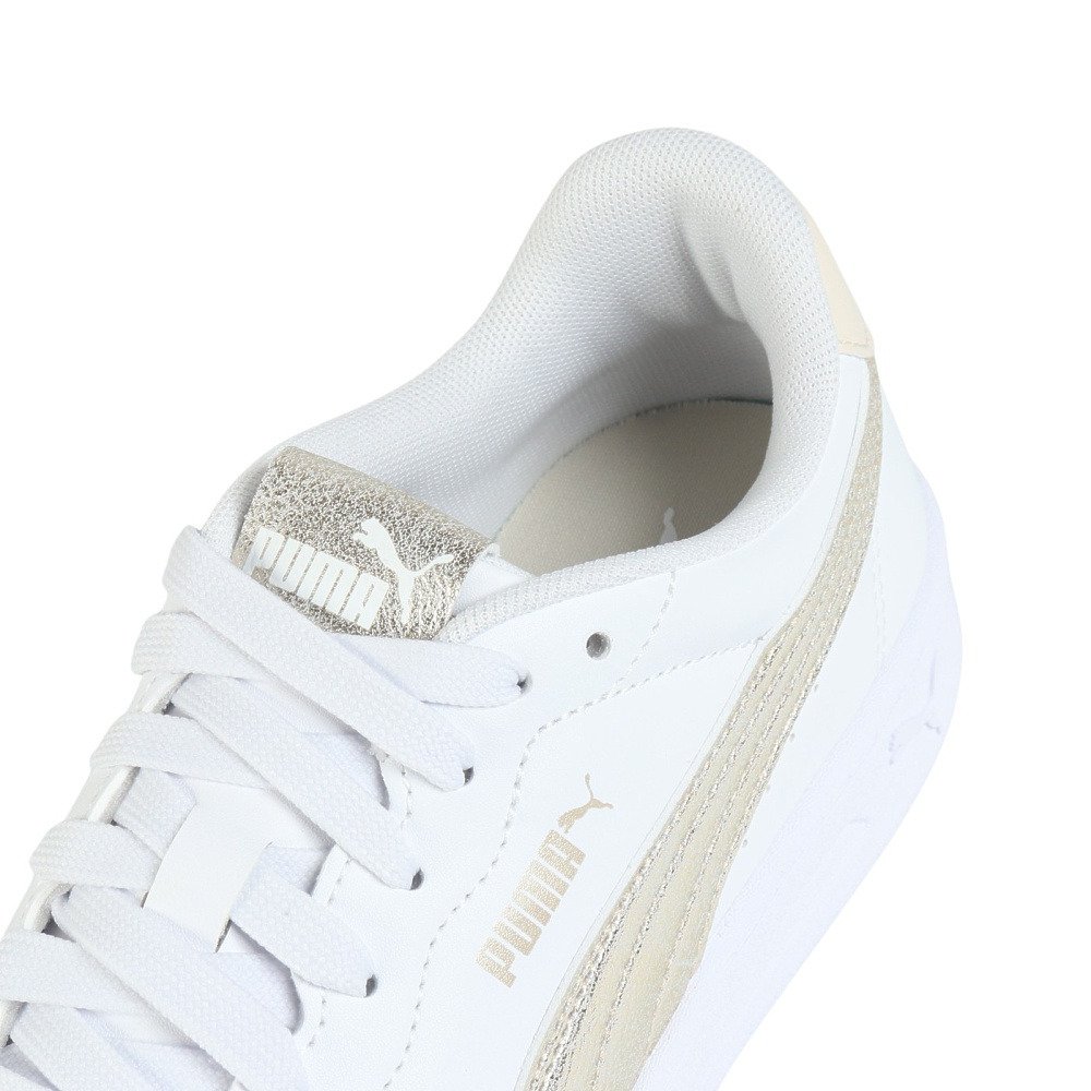 プーマ（PUMA）（レディース）スニーカー スポーツシューズ コート ラリー メタリック ウィス ホワイト ゴールド 40605801 カジュアル シューズ スポーツ