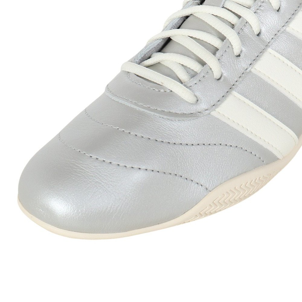 アディダス（adidas）（レディース）スニーカー スポーツシューズ グランドコート ロー シルバー ホワイト OOV27-JQ7243 スポーツ カジュアル シューズ