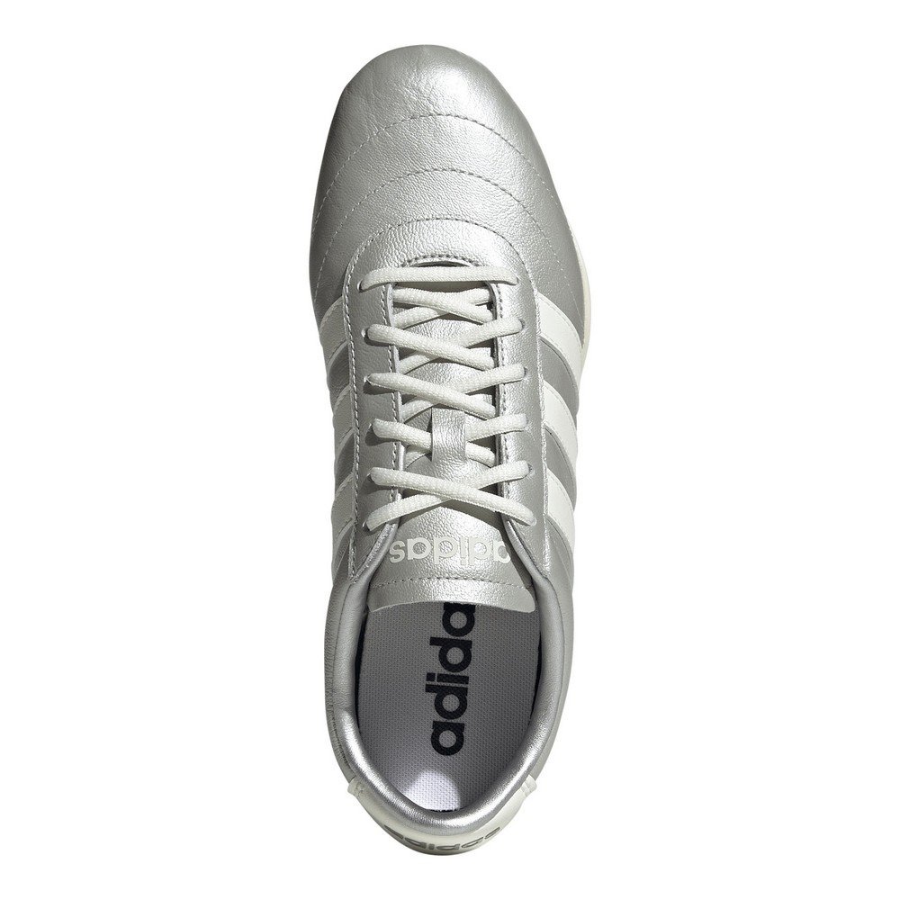 アディダス（adidas）（レディース）スニーカー スポーツシューズ グランドコート ロー シルバー ホワイト OOV27-JQ7243 スポーツ カジュアル シューズ