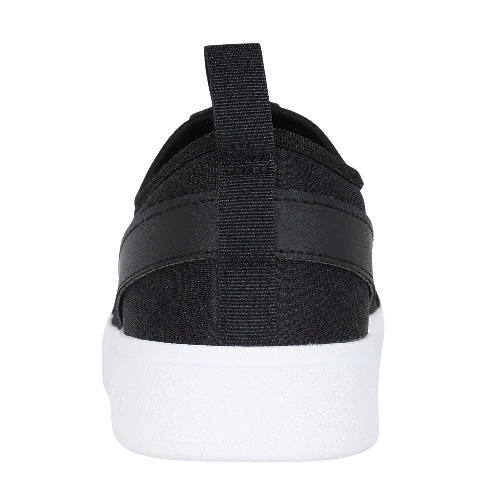 アディダス（adidas）（レディース）スニーカー スポーツシューズ ストリート トーク スリッポン ブラック ホワイト OTQ54-KK0372 スポーツ カジュアル シューズ