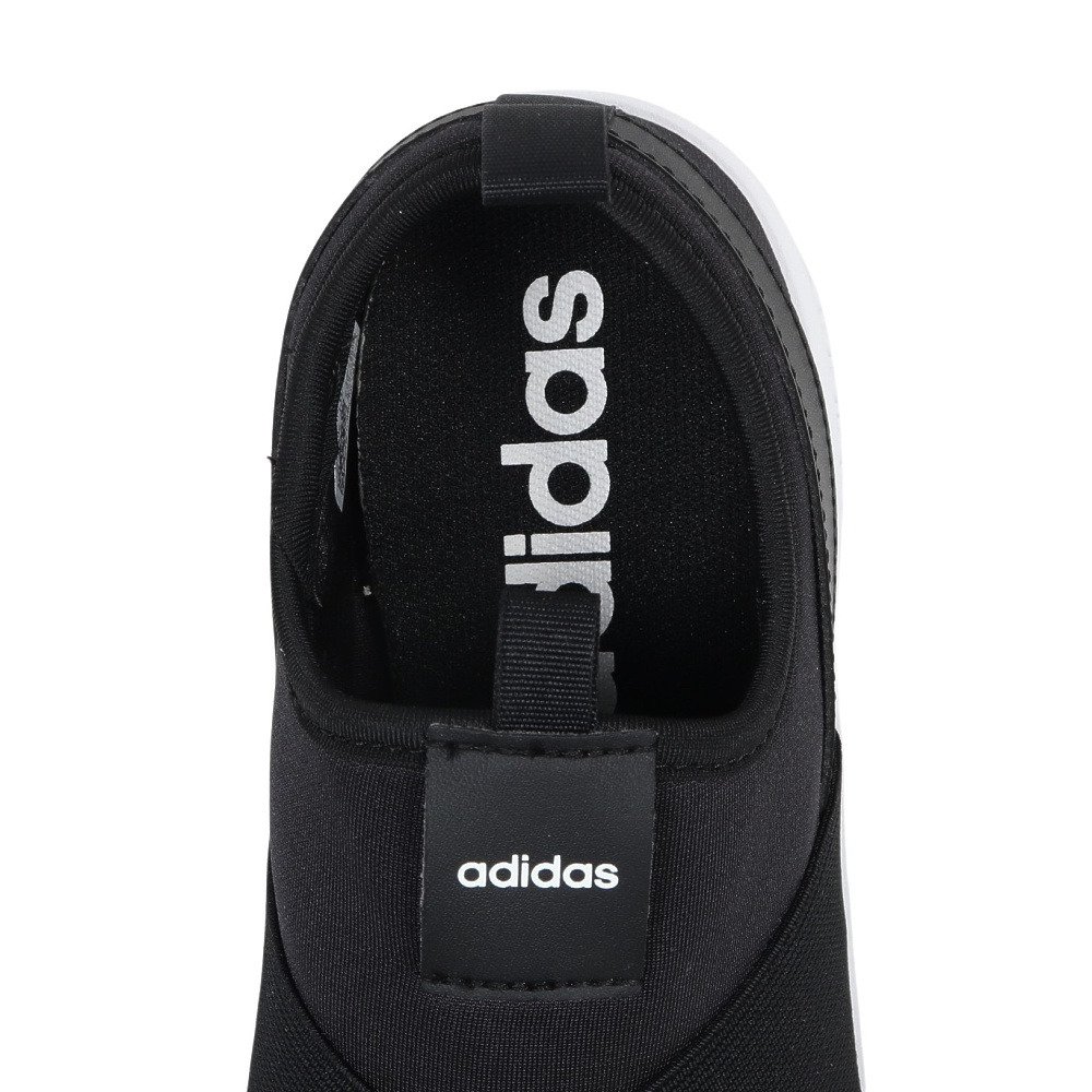 アディダス（adidas）（レディース）スニーカー スポーツシューズ ストリート トーク スリッポン ブラック ホワイト OTQ54-KK0372 スポーツ カジュアル シューズ