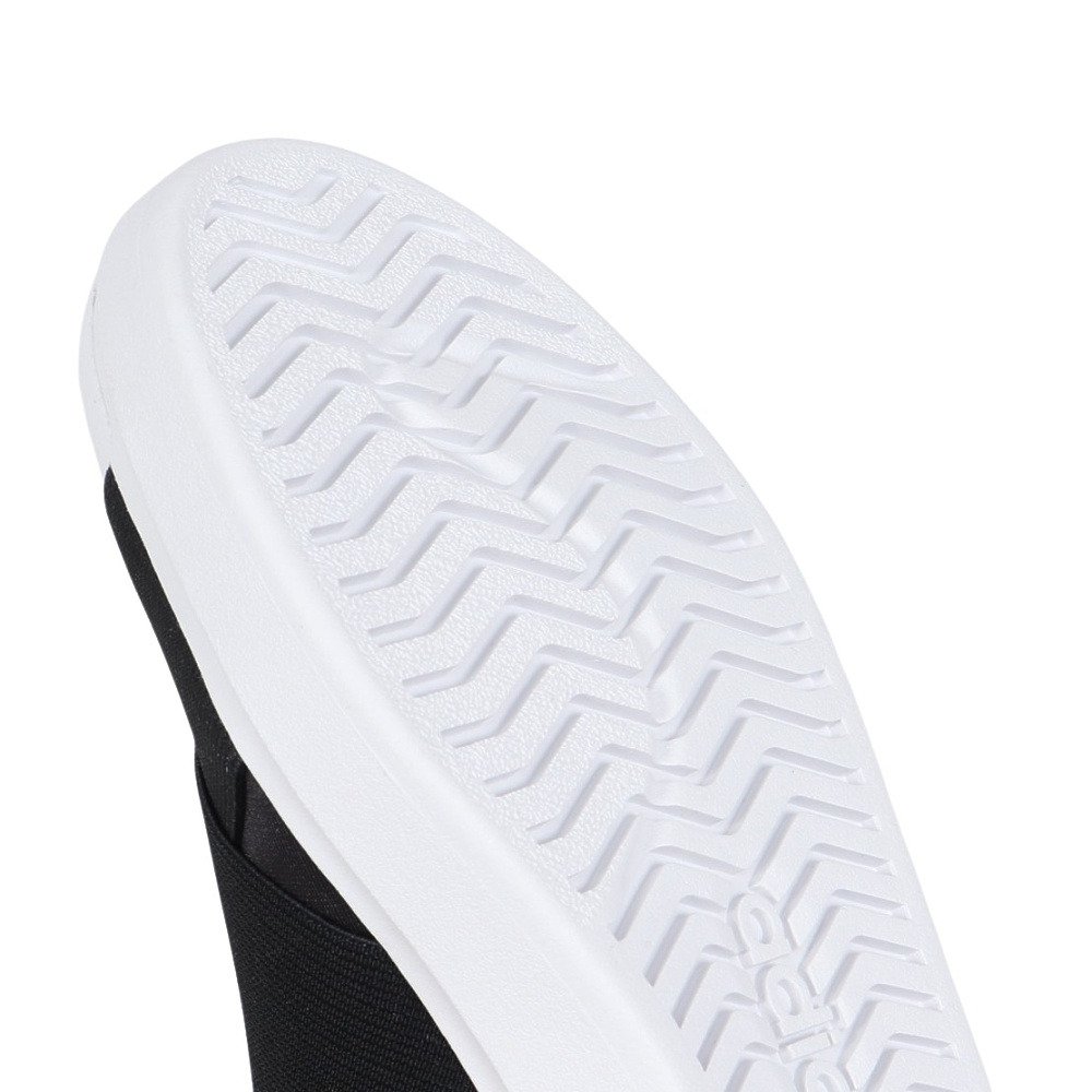 アディダス（adidas）（レディース）スニーカー スポーツシューズ ストリート トーク スリッポン ブラック ホワイト OTQ54-KK0372 スポーツ カジュアル シューズ
