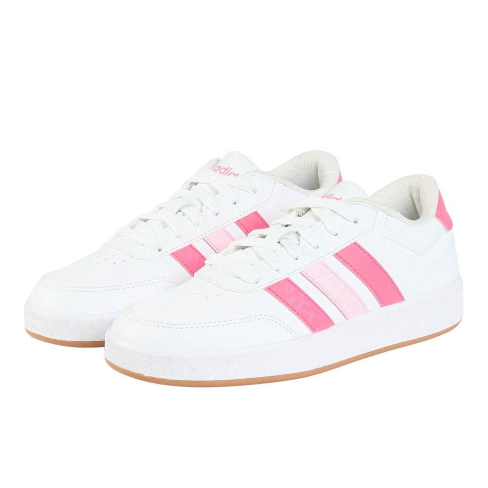  スニーカー ホワイト ピンク アディダス（adidas）（キッズ）スニーカー スポーツシューズ ブレイク