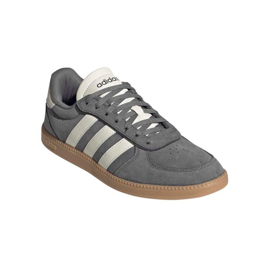 アディダス（adidas）（レディース）スニーカー スポーツシューズ ブレイクネット スリーク スエード グレー NKA01-KK2223 スポーツ カジュアル シューズ