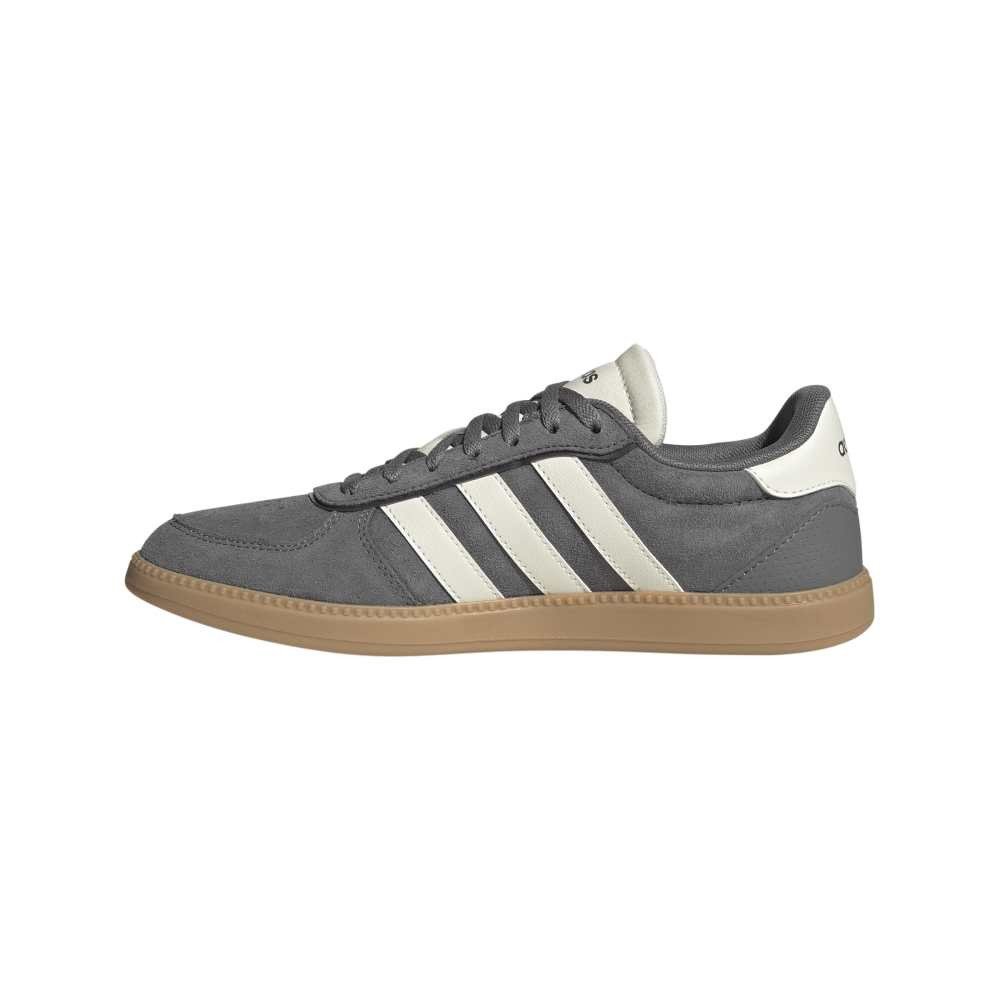 アディダス（adidas）（レディース）スニーカー スポーツシューズ ブレイクネット スリーク スエード グレー NKA01-KK2223 スポーツ カジュアル シューズ