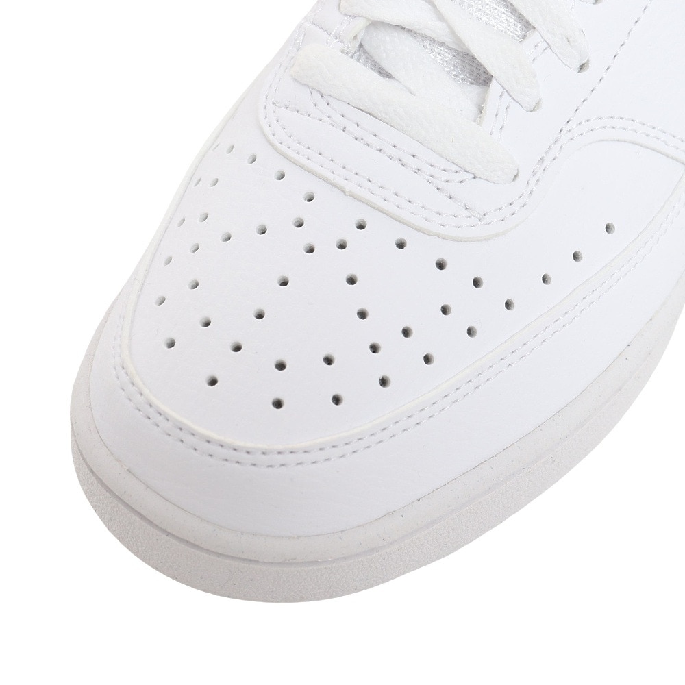 ナイキ（NIKE）（レディース）スニーカー コート ビジョン ロー NN ホワイト DH3158-101 カジュアル スポーツシューズ タウン 通学 日常履き シンプル