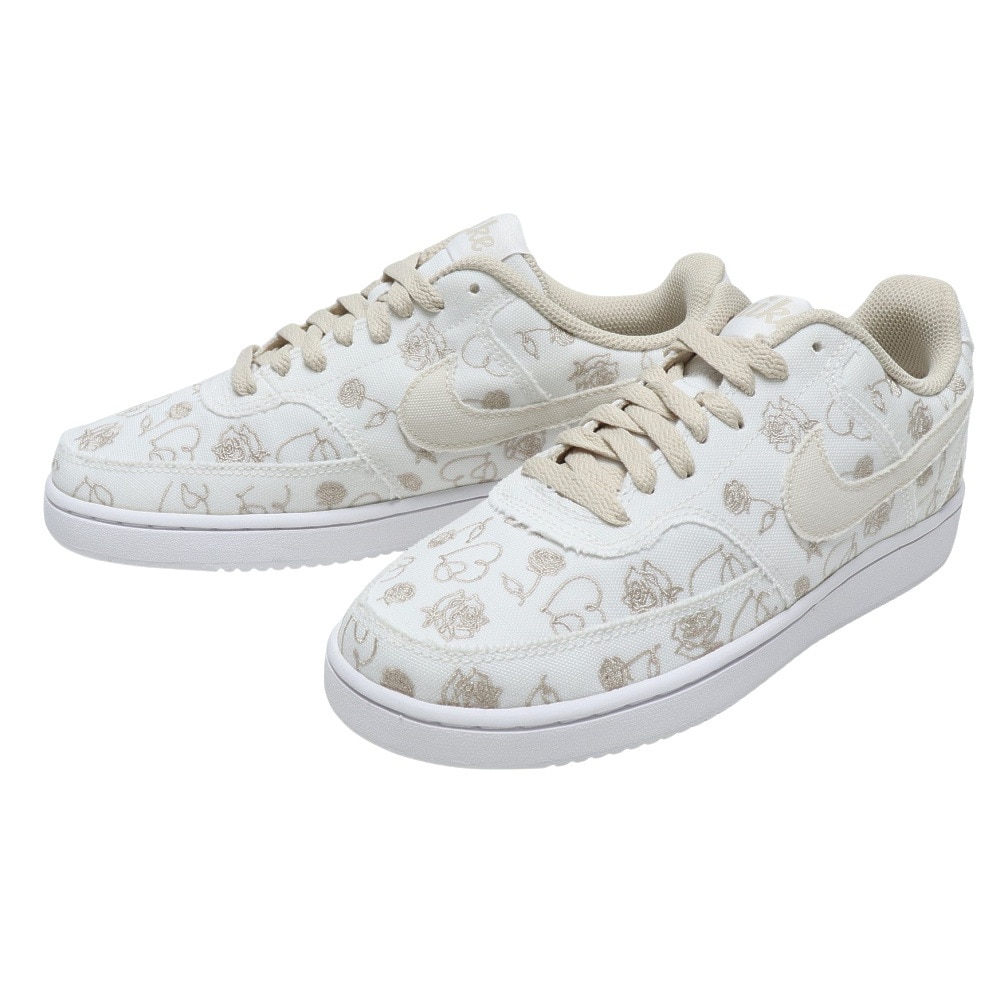 ナイキ（NIKE）（レディース）コート ビジョン LOW VDAY ホワイト白 DJ9297-100 スニーカー スポーツシューズ カジュアル 靴  ローカット 柄