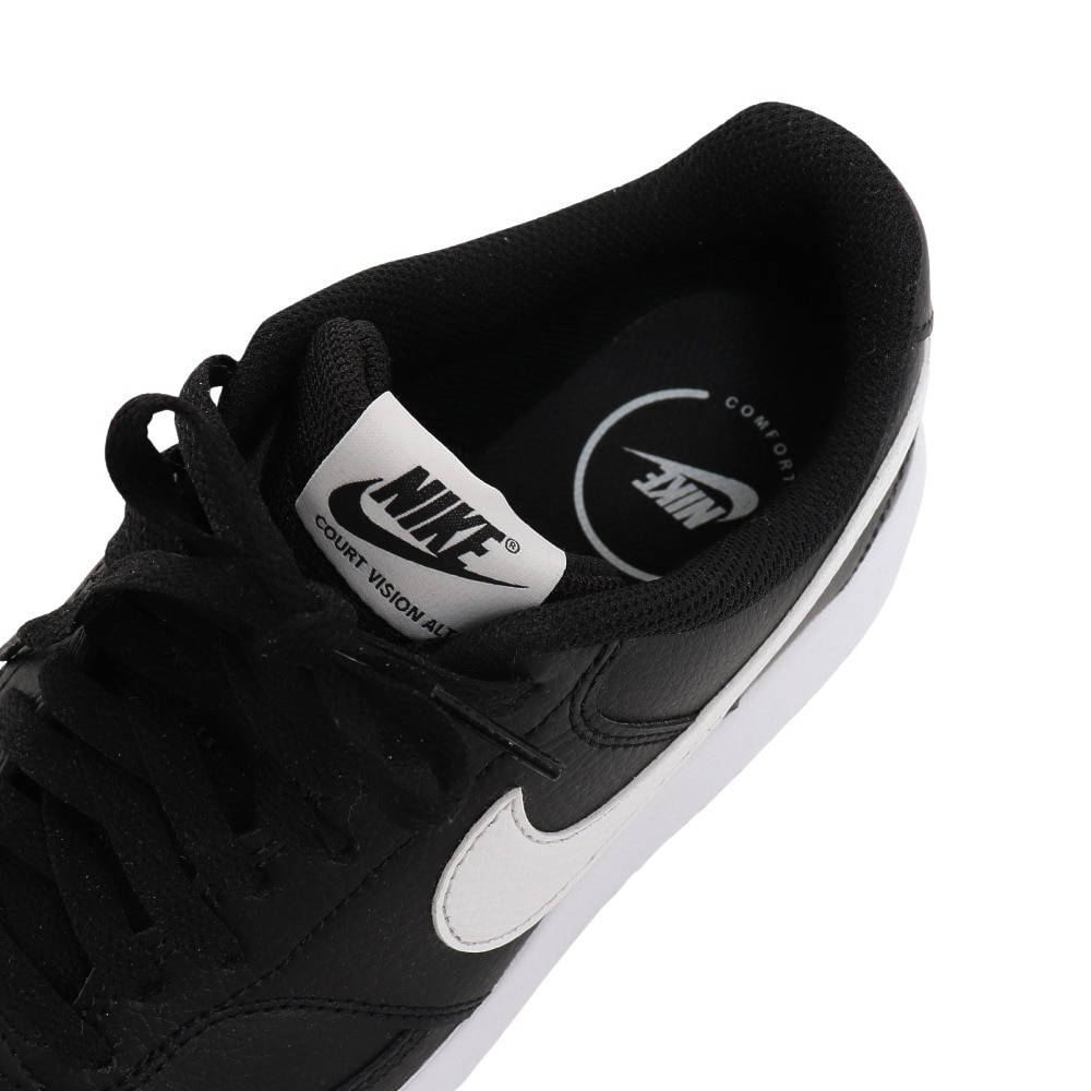 ナイキ（NIKE）（レディース）スニーカー コート ビジョン アルタ LTR ブラック DM0113-002 スポーツシューズ 厚底 快適 カジュアル おしゃれ 通勤 通学 