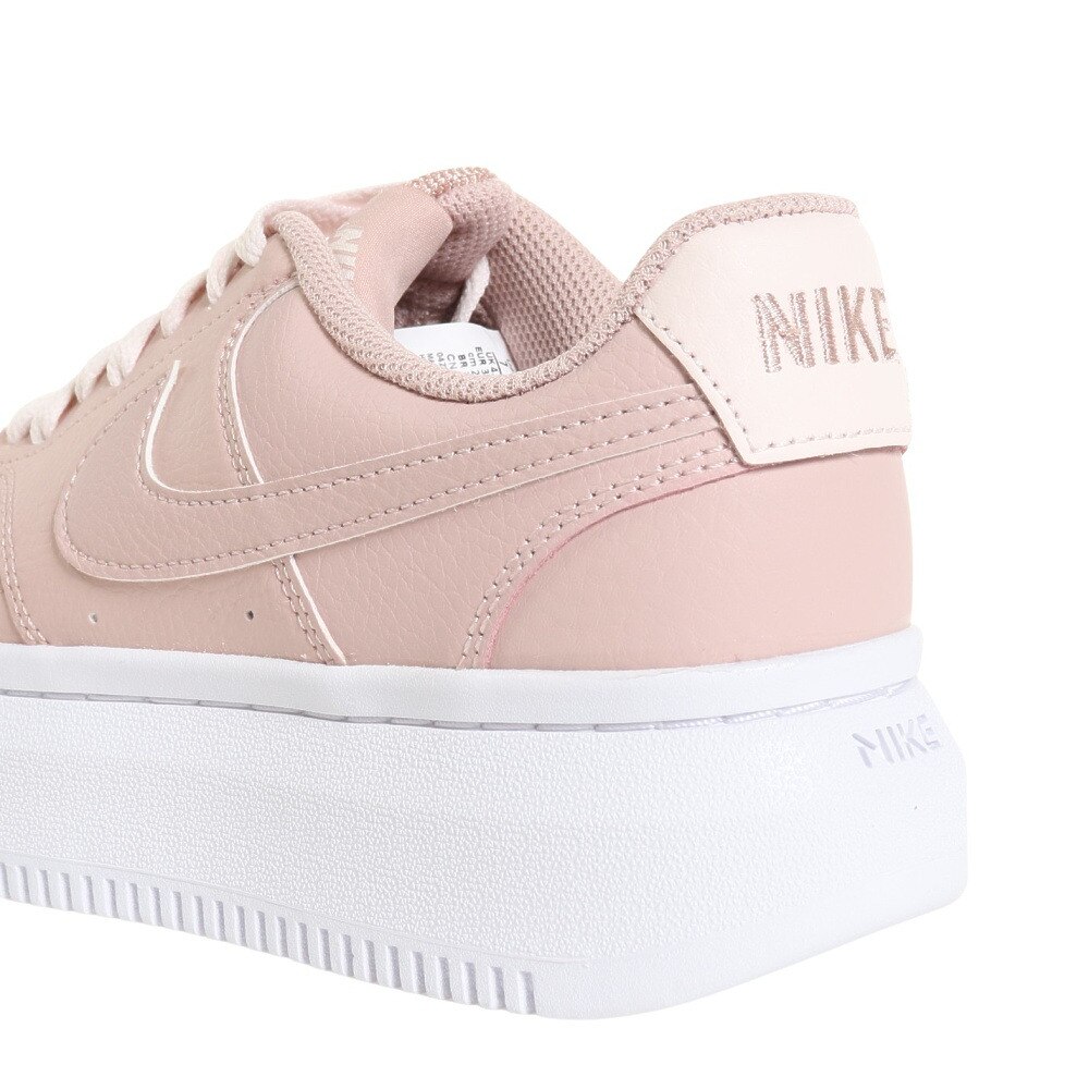 ナイキ（NIKE）（レディース）スニーカー コート ビジョン アルタ LTR ピンク DM0113-600 スポーツシューズ 厚底 快適 カジュアル おしゃれ 通勤 通学 運動靴