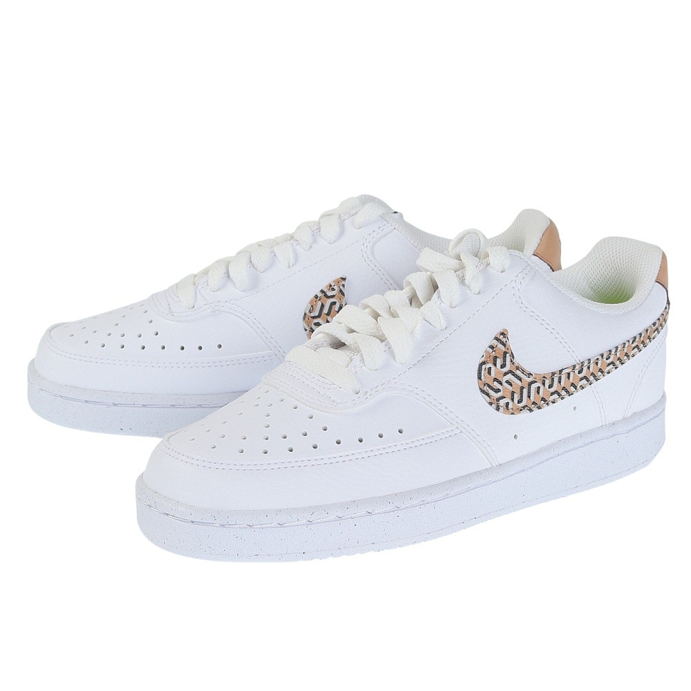 ナイキ（NIKE）（レディース）スニーカー コート ビジョン LO NN NU ホワイト FN7323-100 スポーツ カジュアル シューズ ローカット タウン日常履き
