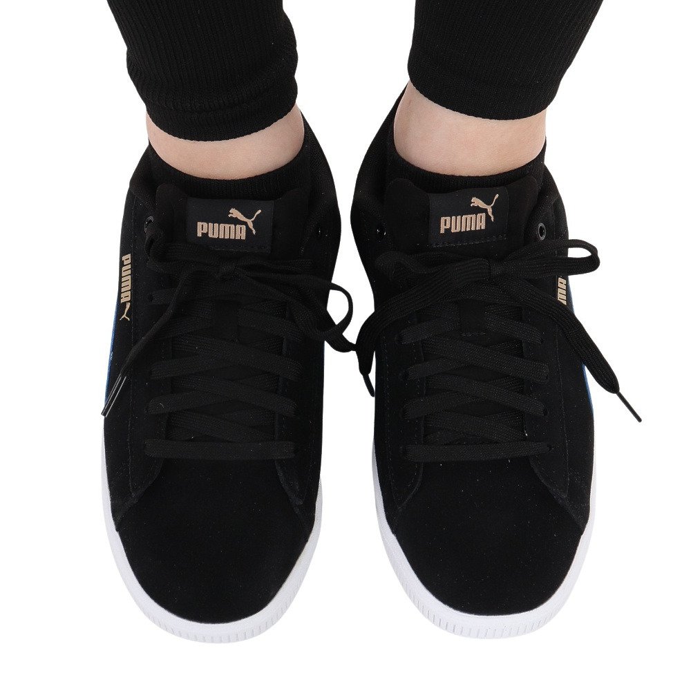 プーマ（PUMA）（レディース）スニーカー ビッキー V3 ブラック 38302314 カジュアル スポーツ シューズ タウン 日常履き クッション性