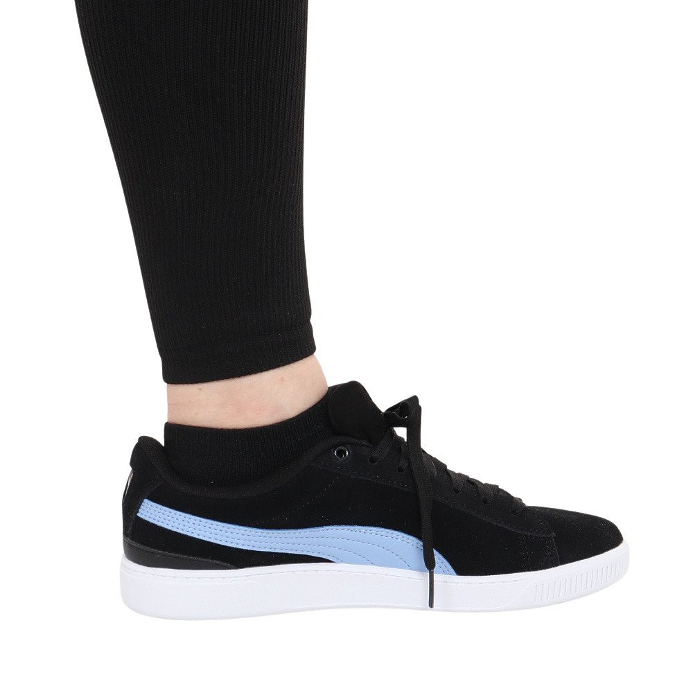 プーマ（PUMA）（レディース）スニーカー ビッキー V3 ブラック 38302314 カジュアル スポーツ シューズ タウン 日常履き クッション性