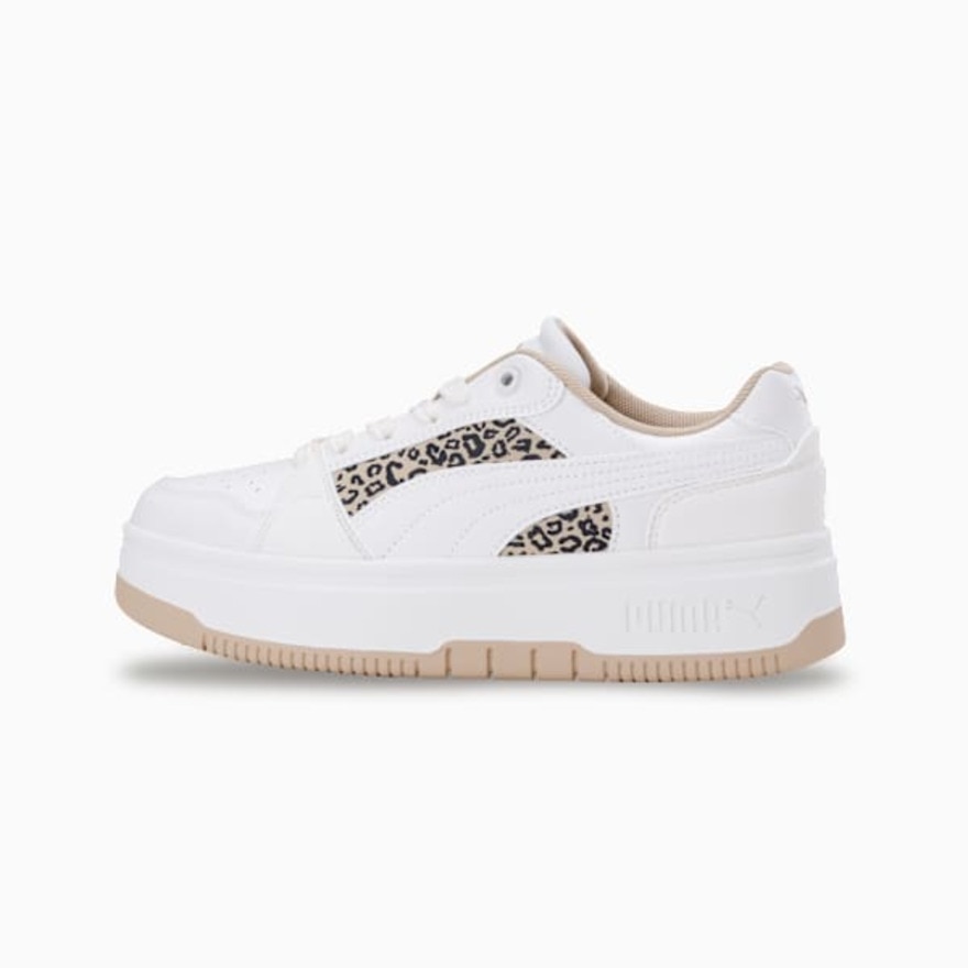 プーマ（PUMA）（レディース）スニーカー スポーツシューズ リバウンド フェム ロウ レオ スニーカー ホワイト 40508001 シューズ