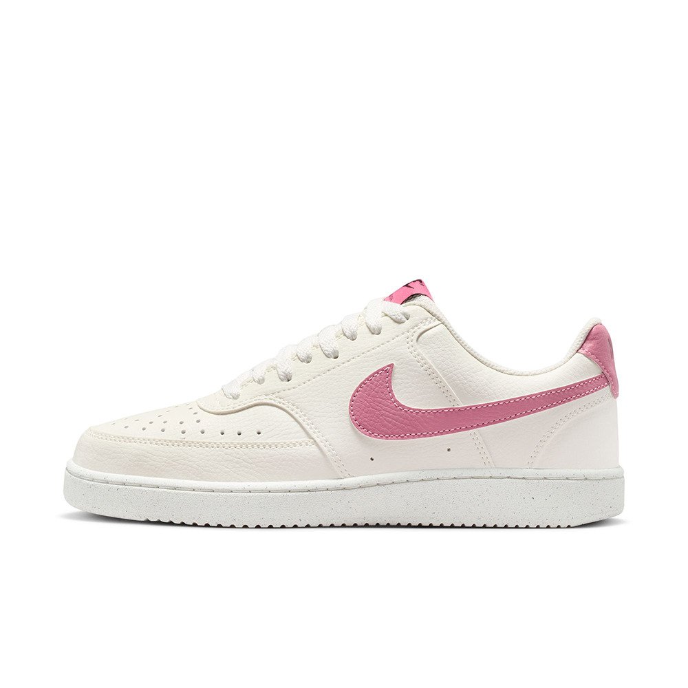ナイキ（NIKE）（レディース）スニーカー スポーツシューズ コート ビジョン LOW ネクスト ネイチャー ホワイト ピンク DH3158-117 カジュアル シューズ