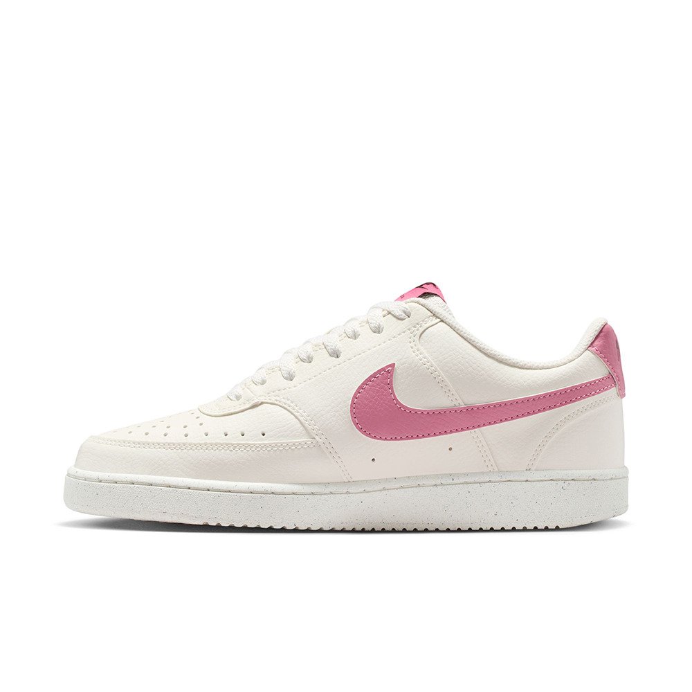 ナイキ（NIKE）（レディース）スニーカー スポーツシューズ コート ビジョン LOW ネクスト ネイチャー ホワイト ピンク DH3158-117 カジュアル シューズ