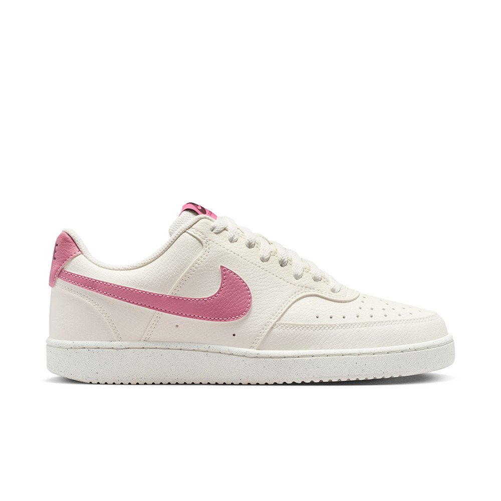 ナイキ（NIKE）（レディース）スニーカー スポーツシューズ コート ビジョン LOW ネクスト ネイチャー ホワイト ピンク DH3158-117 カジュアル シューズ