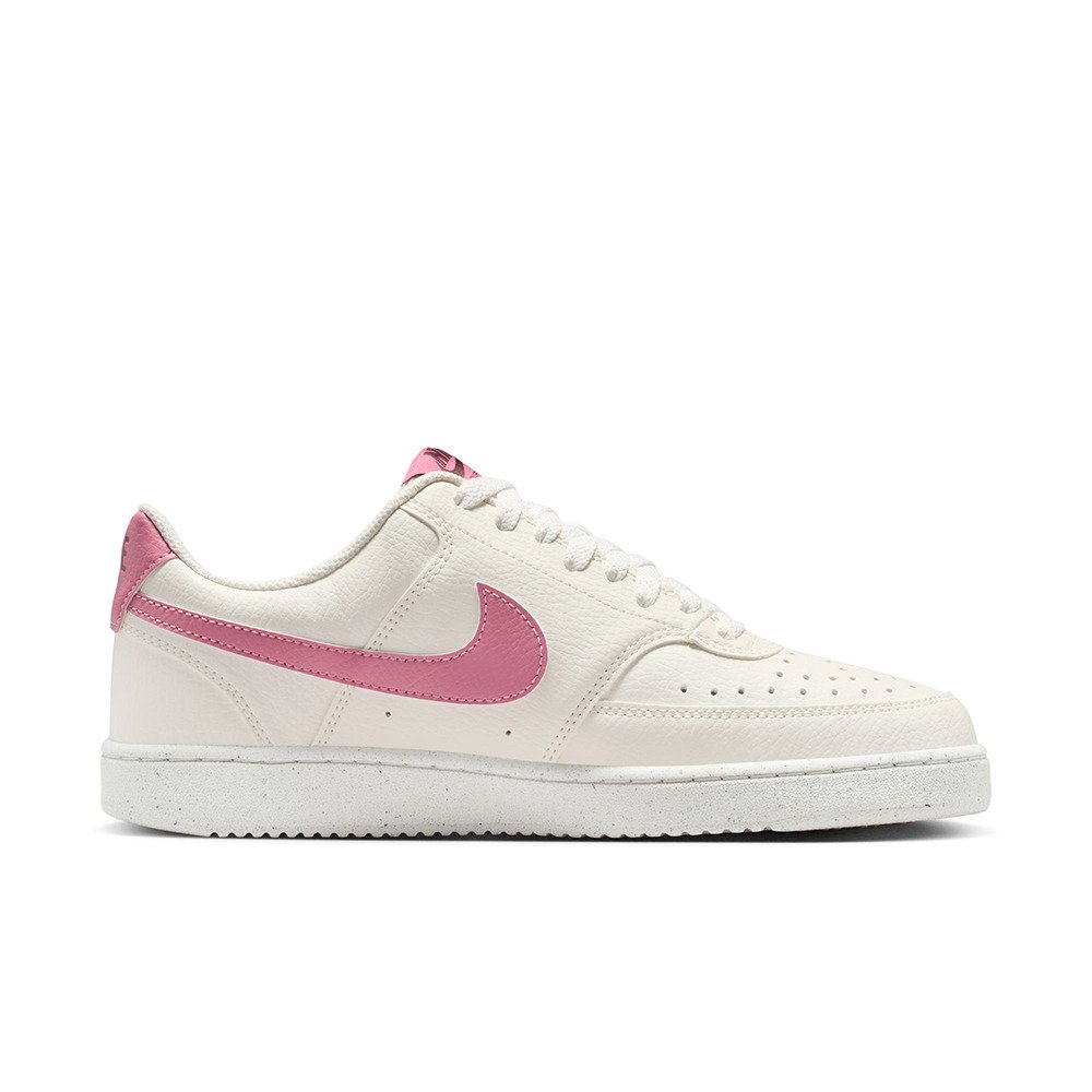 ナイキ（NIKE）（レディース）スニーカー スポーツシューズ コート ビジョン LOW ネクスト ネイチャー ホワイト ピンク DH3158-117 カジュアル シューズ