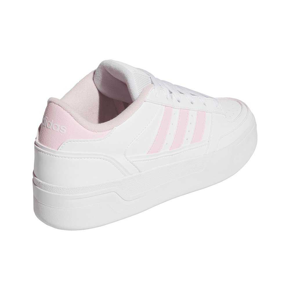 アディダス（adidas）（レディース）スニーカー カジュアルシューズ ブレイクスタート ボールド W アオのハコ 蝶野雛 着用 ホワイト ピンク NSB35-JP7523