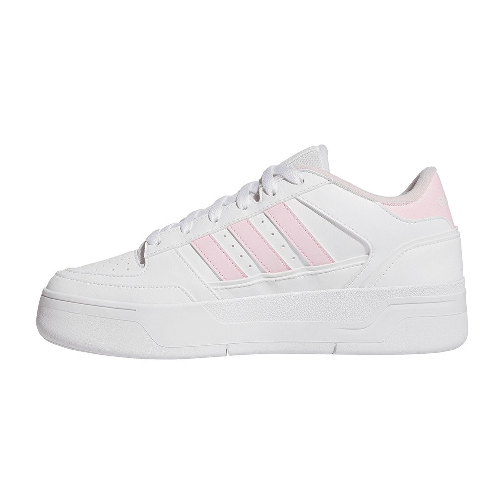 アディダス（adidas）（レディース）スニーカー カジュアルシューズ ブレイクスタート ボールド W アオのハコ 蝶野雛 着用 ホワイト ピンク NSB35-JP7523