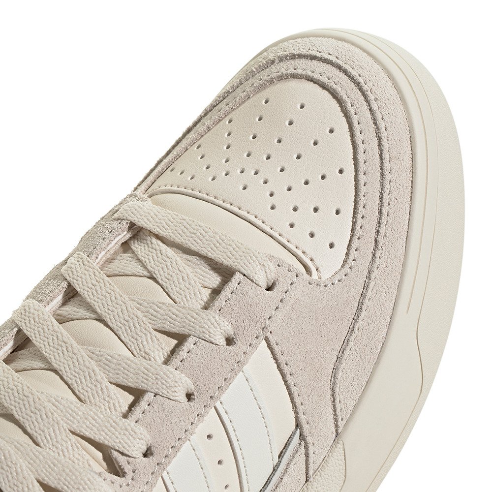 アディダス（adidas）（レディース）スニーカー カジュアルシューズ ブレイクスタート ボールド W アオのハコ 守屋菖蒲 着用 オフホワイト ONW17-KI3764