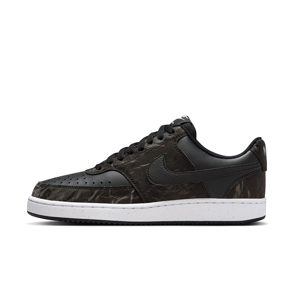 ナイキ（NIKE）（レディース）スニーカー スポーツシューズ コート ビジョン LO NN ブラック ナチュラル HQ4377-001 カジュアルシューズ