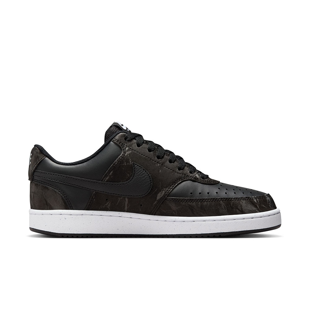 ナイキ（NIKE）（レディース）スニーカー スポーツシューズ コート ビジョン LO NN ブラック ナチュラル HQ4377-001 カジュアルシューズ
