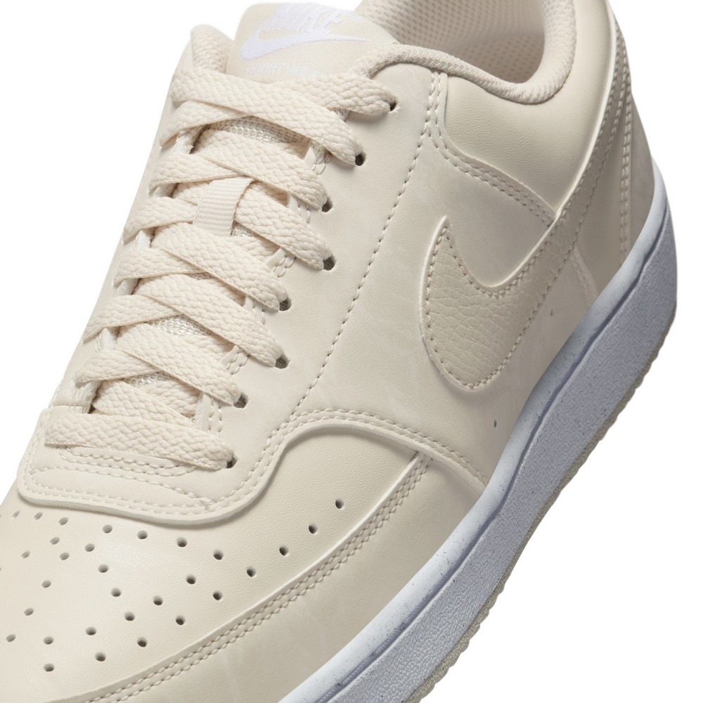 ナイキ（NIKE）（レディース）スニーカー スポーツシューズ コート ビジョン LO NN ベージュ HQ4377-100 スポーツ カジュアルシューズ 耐久性