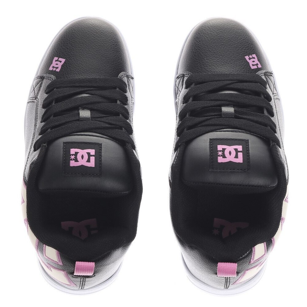 ディーシー・シュー（DC SHOE）（レディース）スニーカー コートグラフィック ライト ブラック ホワイト 21FWDW214601KPS ボーダー シューズ カジュアル スポーツ用品はスーパースポーツゼビオ