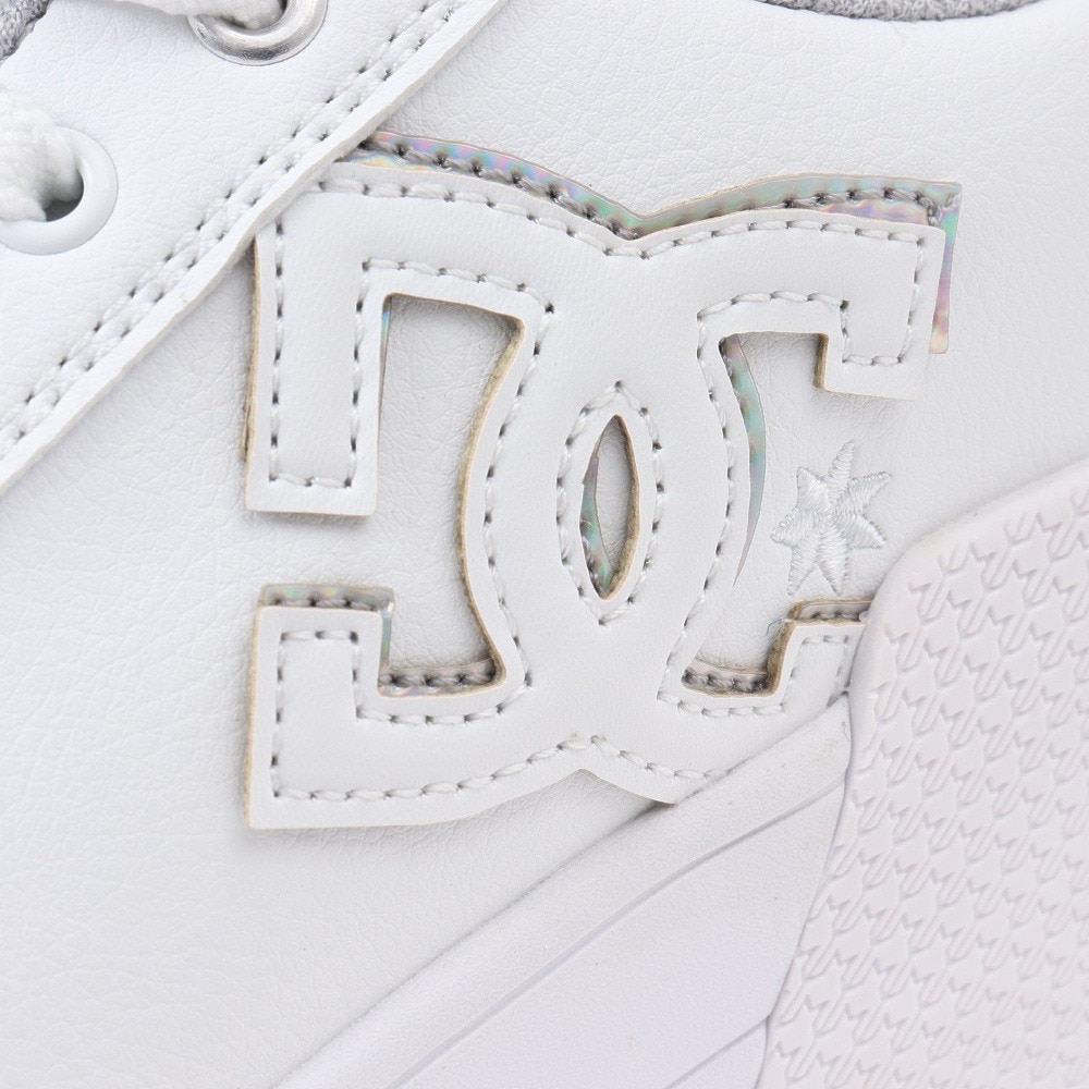 ディーシーシューズ（DC SHOES）（レディース）スニーカー チェルシーライトウェッジ ホワイト 24FWDW244601 WS4 ボーダーシューズ カジュアル タウン 軽量 